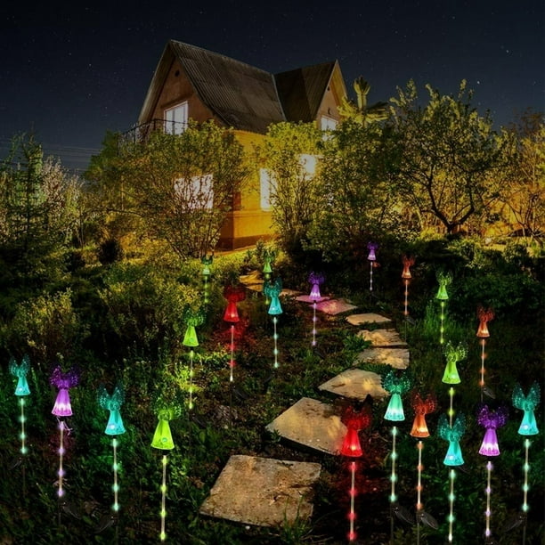 Details about   LED Solar Metal Stake Garden Light Waterproof Outdoor Solar Lamp Decorative Lamp